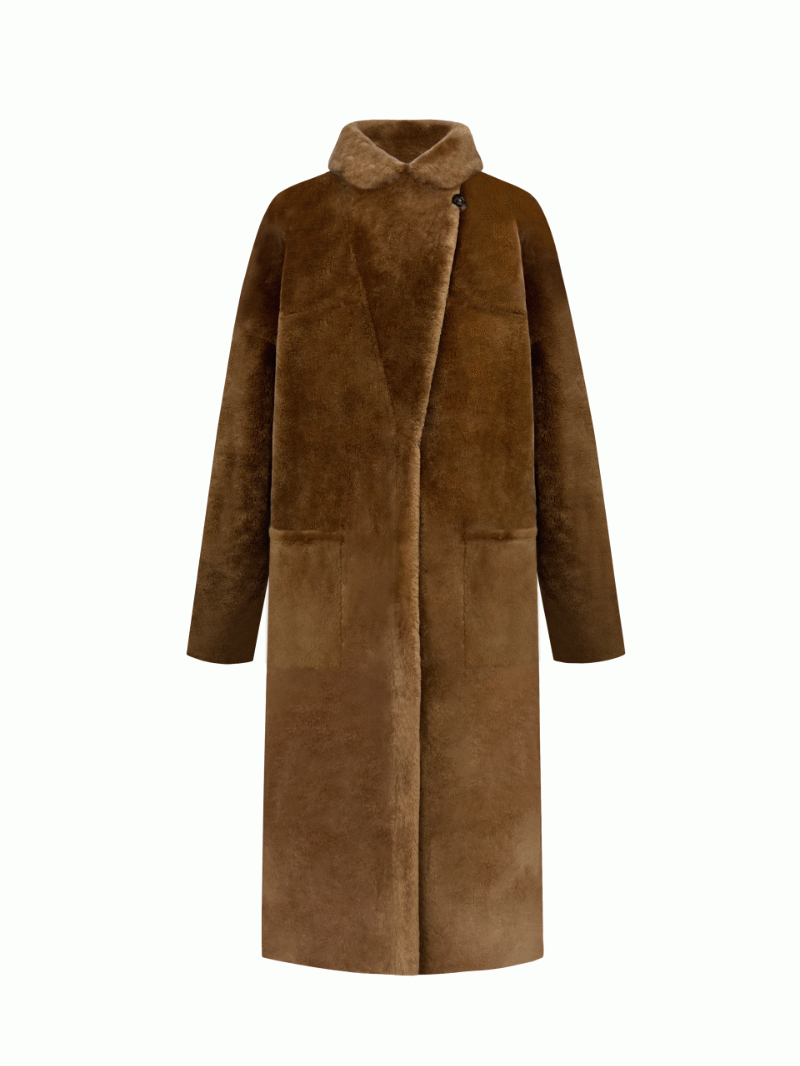 Shearling Long Coat